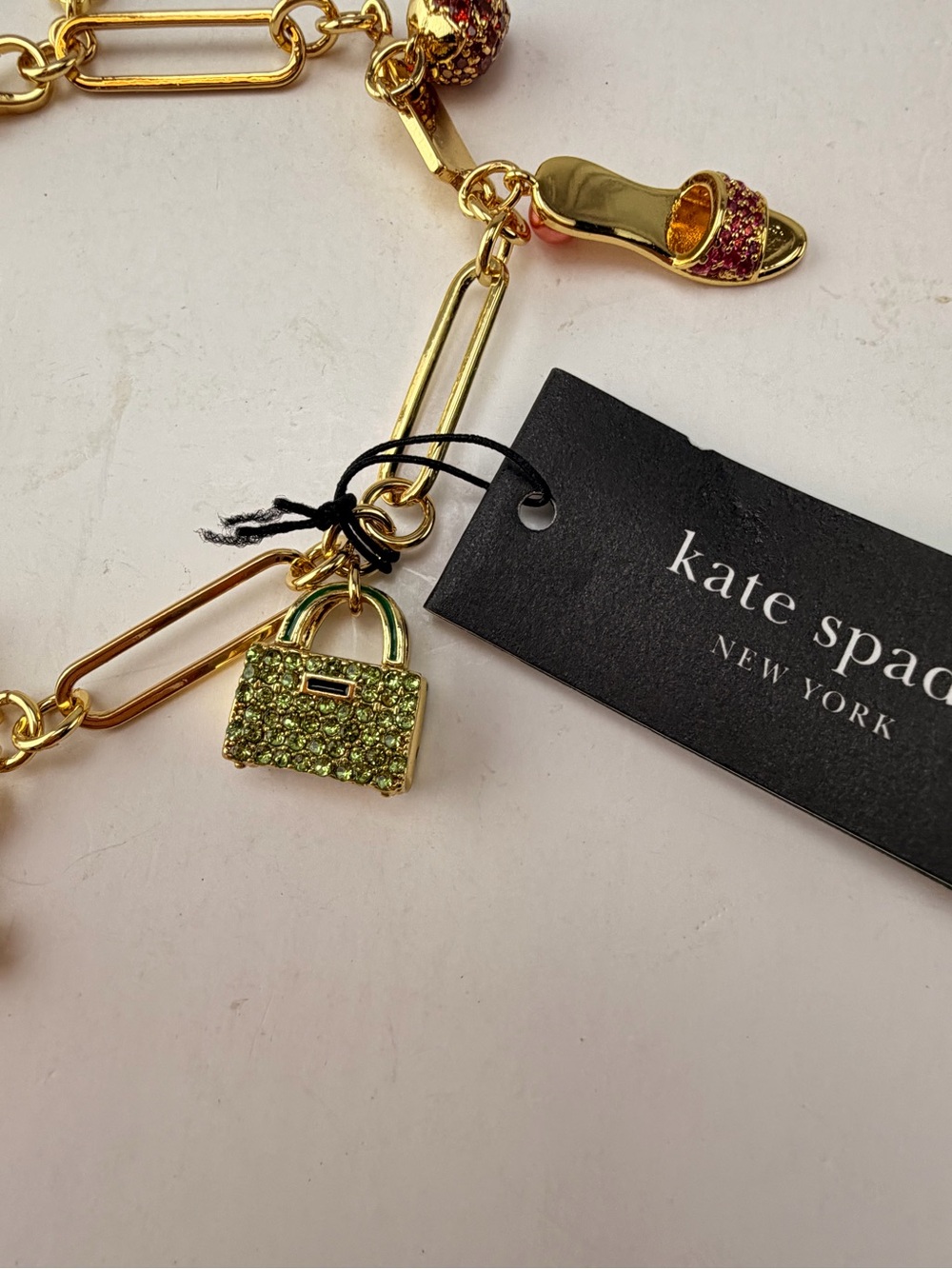 NWOT Kate Spade Gold Sweet
Treasures Charm Bracelet - Picture 10 of 16